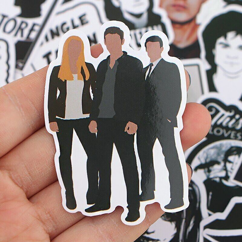 Delena First Kiss Sticker for Sale by Sofmacias