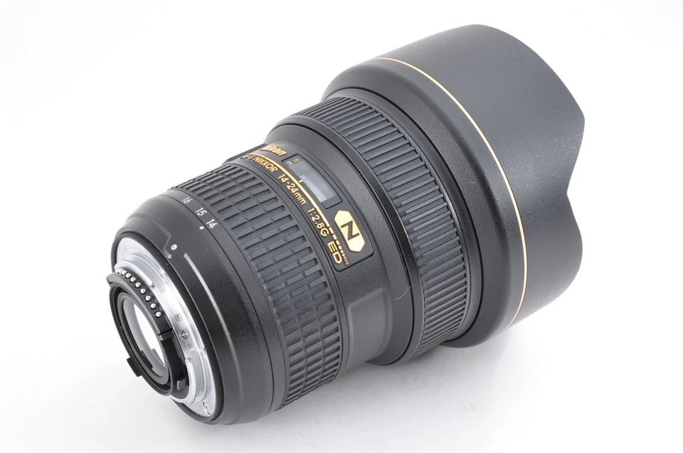 Lente nano Nikon AF-S NIKKOR 14-24 mm f2,8 G SWM ED IF de Japón [Exc+5 con tapa] Foto 2 de 4