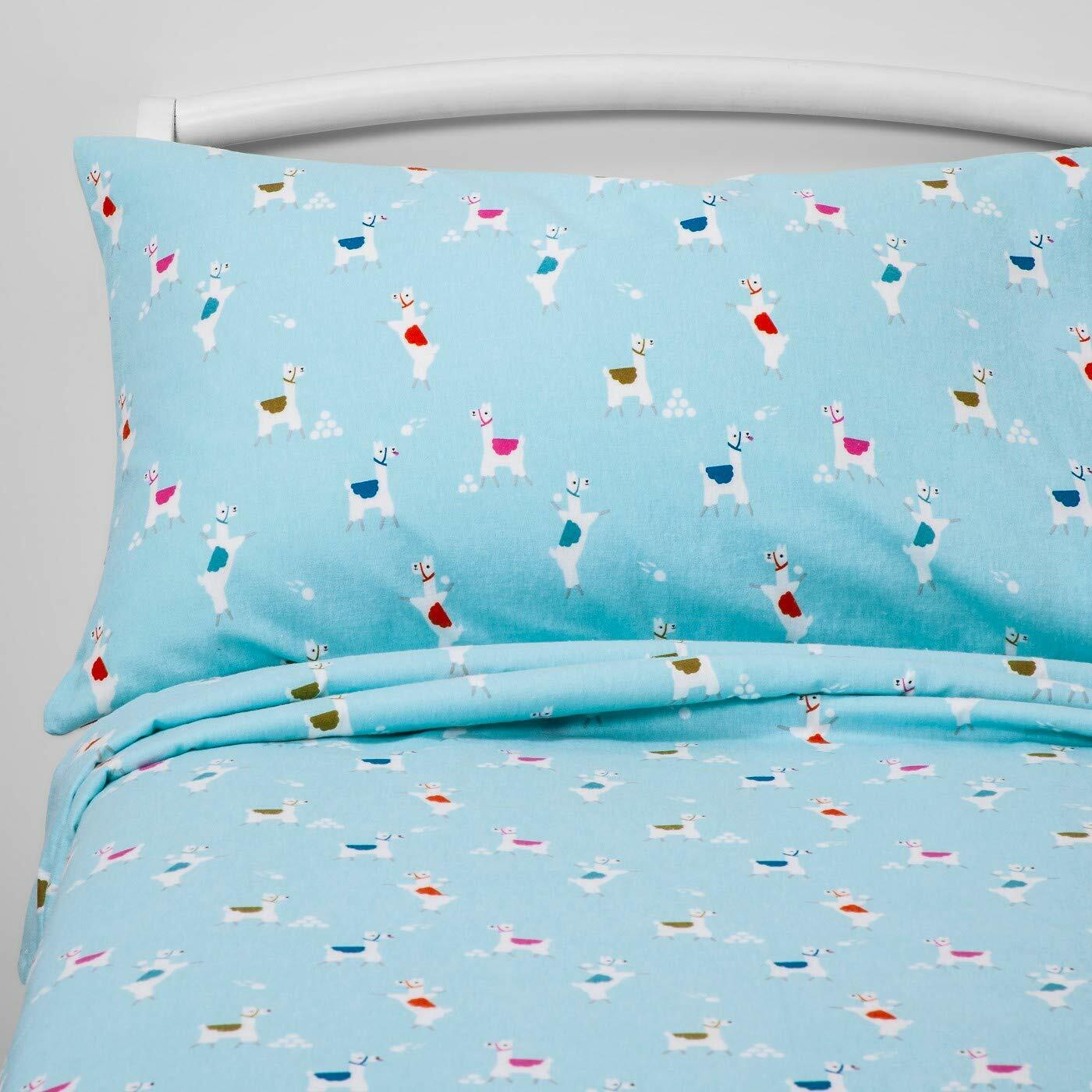Queen//Standard 20x31 Blue FLAROVAN/%100 Cotton Heavyweight Flannel Pillowcases