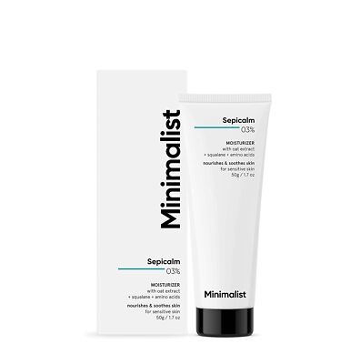 Minimalist 3% Sepicalm With Oats Face Moisturizer Cream for Sensitive Skin 50 g