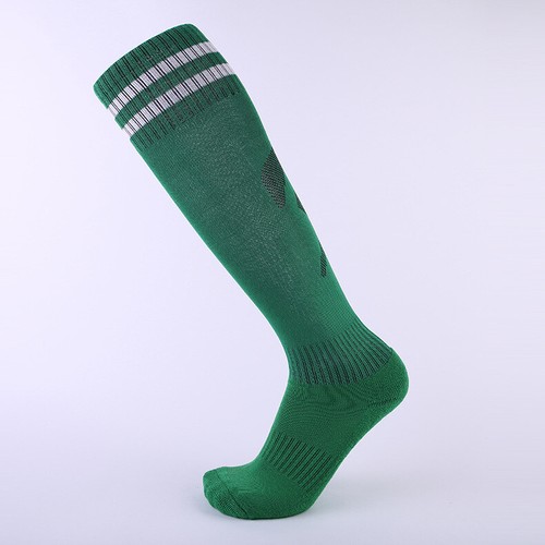 Men Kids Sport Football Soccer Long Socks Solid Knee High Bottom Non-slip Socks - Picture 22 of 25
