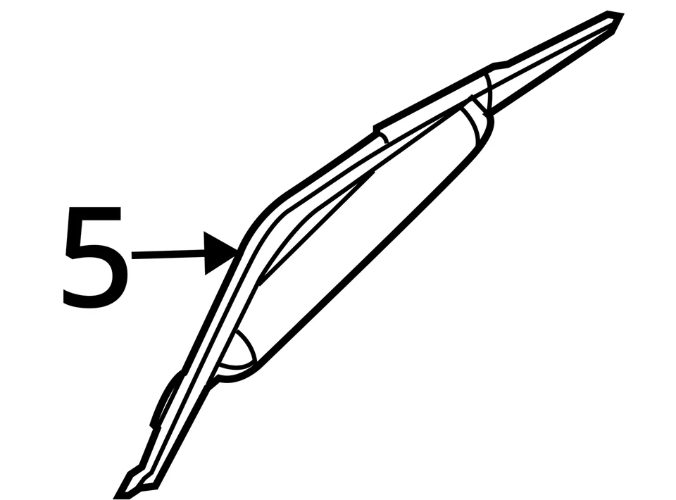 BMW 750 2006-2008 airbag cortina techo pasajero OEM Foto 4 de 4