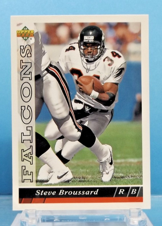 1993 Upper Deck #311 - Steve Broussard - Atlanta Falcons - Near Mint