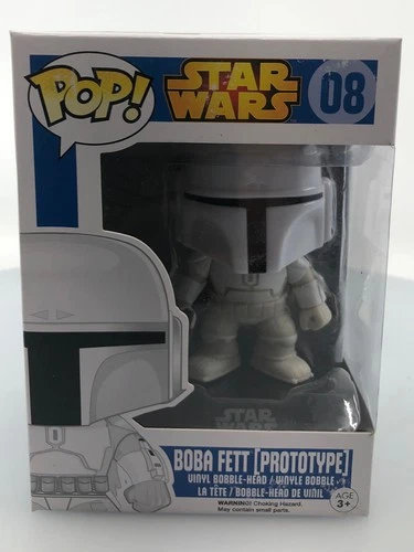 Funko POP! Star Wars Blue Box Boba Fett Prototype #8 Walgreens Exclusive DAMAGED