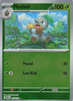 Nuzleaf Common ME01: Mega Evolution 014/132 NM