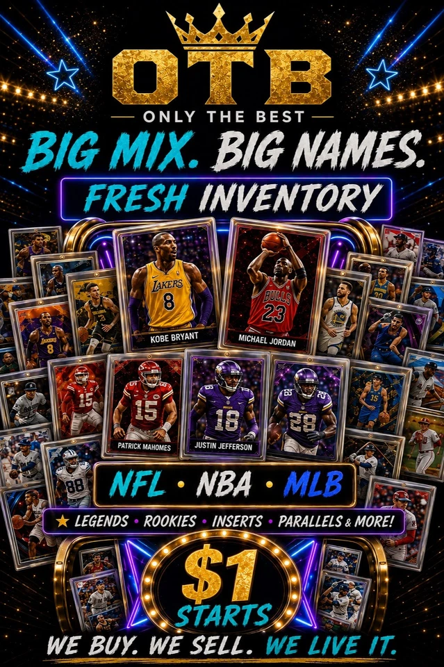 MASSIVE MONDAY RESTOCK 250+ NFL & NBA Inserts & SLABS | $1 Starts
