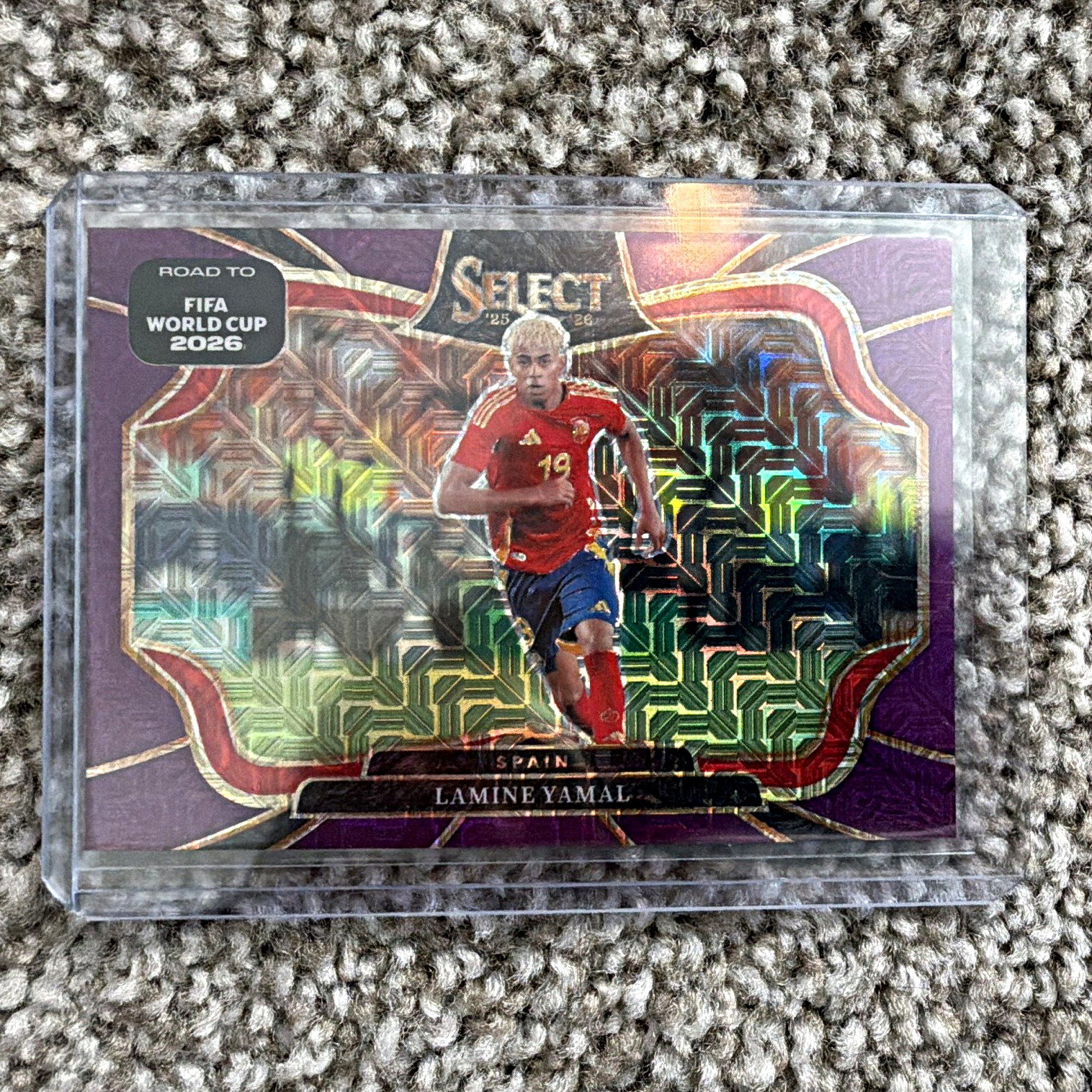 Panini 2025-26 Select Road to FIFA WC 2026 Lamine Yamal Field Level Prizm #220