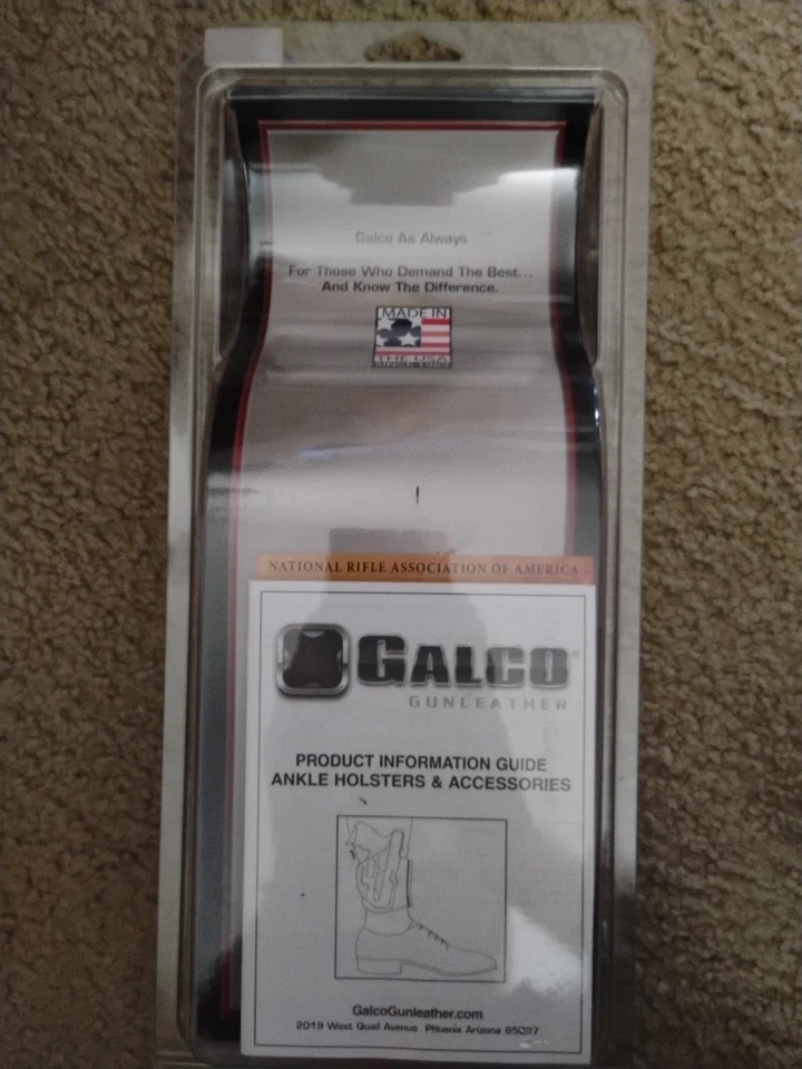 Funda tobillera Galco COP mano derecha para autos medianos, parte #CAB2M (7) Foto 3 de 4