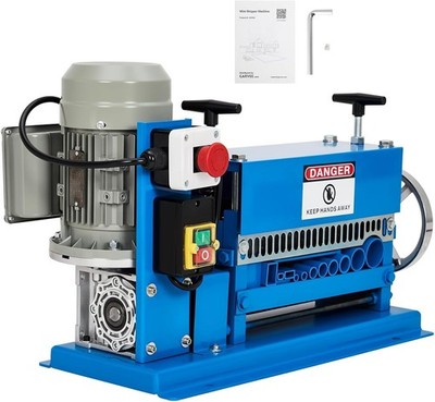 Electric Wire Stripping Machine Portable 0.06''-1.5'' Scrap Cable Stripper 370W
