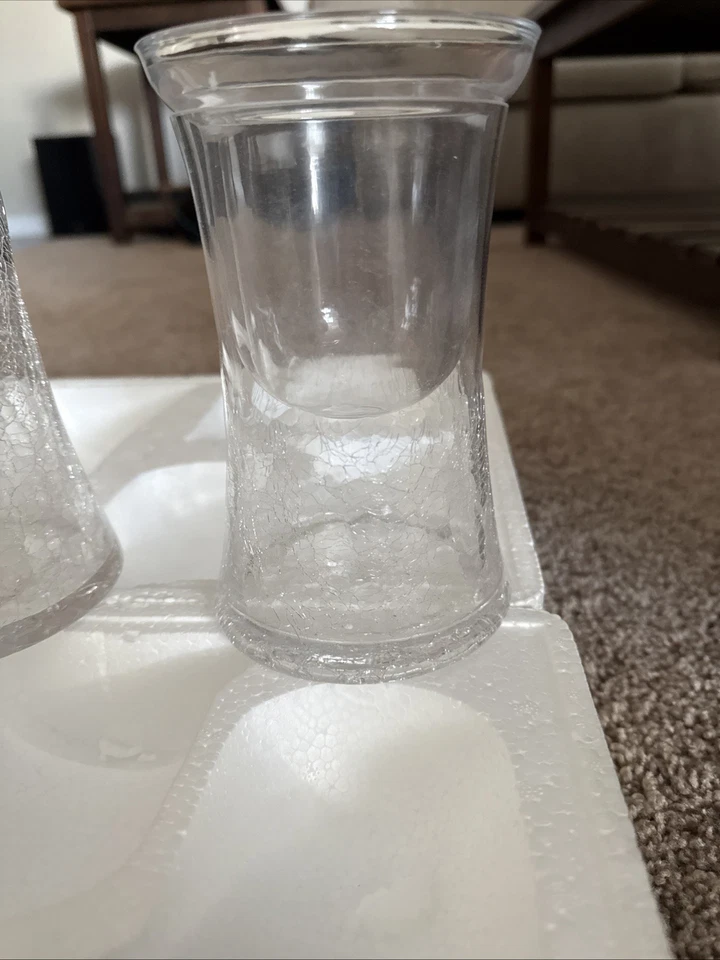 Juego de cilindros de vidrio crepitante transparente Yankee Candle Foto 3 de 4