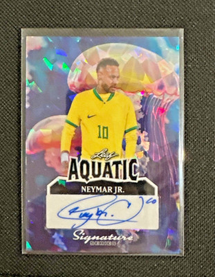 Neymar Jr. 2025 Leaf Aquatic Signature Series Auto 1/1 Brazil