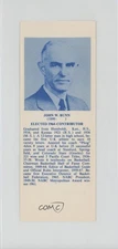 1968-74 Basketball Hall of Fame Bookmarks John Bunn