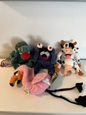 Vintage Meanies Spoof Beanie Plush - Lot of 4 NWT Series 1  2