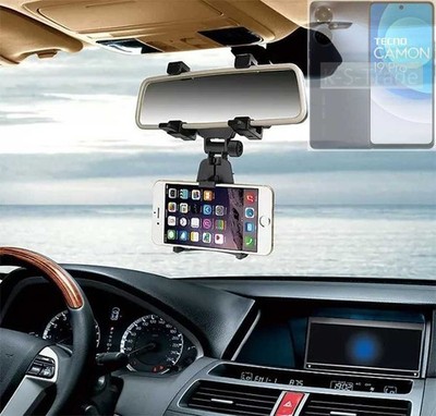Autohalterung Rückspiegel für Tecno Camon 19 Pro 5G Smartphone Halter Spiegelh