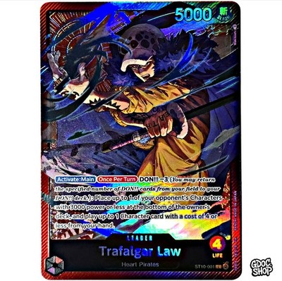 One Piece Card Trafalgar Law ST10-001 Ultra Deck: The Three Captains English
