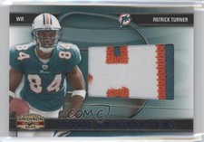 2009 Donruss Gridiron Gear Rookie Gems Jumbo Prime 11/50 Patrick Turner #215 0f8