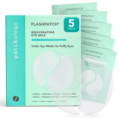 Patchology Under Eye Gel Patches   Natural 5 Ounce (Pack of 1), Rejuvenating 