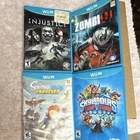 Nintendo Wii U Warner Bros Ubisoft Activision Game Lot Injustice ZombiU Scribbl…