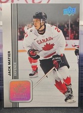 2023 Upper Deck Team Canada Jack Matier 🇨🇦🇨🇦🇨🇦 Nashville Predators 