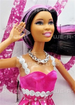 Barbie ヒョウ柄 ドライヤー Barbie Loves Glitter Hair Blow Dryer African American 2009 Mattel