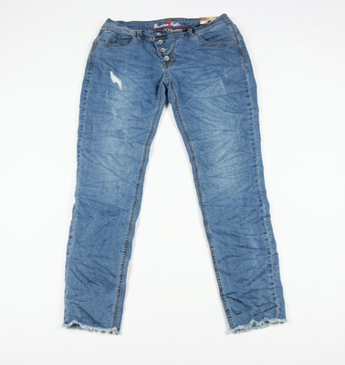 BUENA VISTA Malibu Jeans Damen Strech Blau Größe L