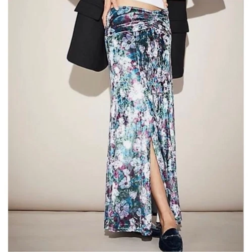 Free People Carpe Diem Convertible Maxi Skirt in Sea Glass XS NEW Mermaid Fairy - Picture 5 of 14