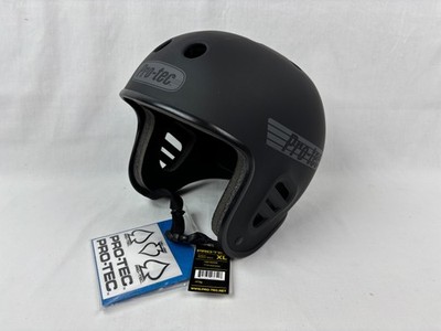 NEW Pro-Tec Full Cut Matte Black Skate Helmet XL 60-62 cm Fullcut (READ)