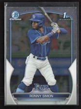 2023 Bowman #BCP-112 Ronny Simon Chrome Prospects Tampa Bay Rays (MS)