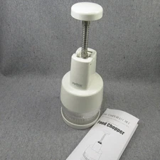 Pampered Chef Zyliss Food Chopper 2580 Stainless Steel Blades Switzerland