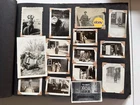 Great WW2 VTG Military PHOTO Album 185+ Wrecked Planes Tanks Soldiers Jeeps A405