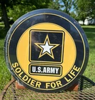 U.S. Army Soldier for Life Tin Metal Sign Wall Bar Garage Decor Classic Vintage