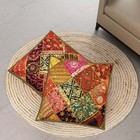 30" SET OF 2 PC Handmade Patchwork Ethnic Sofa Pillow Cushion Cover Living Room