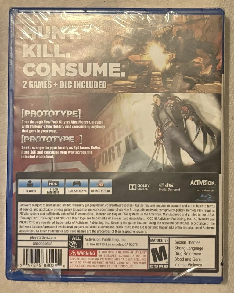 SONY PS4 PlayStation 4 PROTOTYPE BIOHAZARD BUNDLE Activision 2015 MISB - Image 2 of 3
