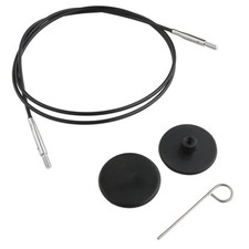 KnitPro Stainless Steel Fixed Cable W/Connectors-Choice of Lengths