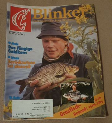 Angelzeitschrift Blinker Ausgabe vom Juii 1991