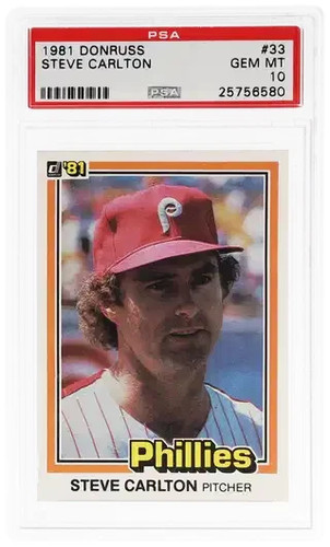 1981 Steve Carlton #33