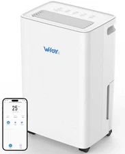 Whoy 30 Pint Dehumidifier 2000 Sq Ft, App-Controlled, Quiet 33 Db, 1.6L Tank 