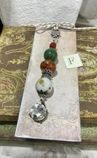 Fun Unique Vintage Beads And Bling Zipper Pull, Bag, Purse Charm Gift