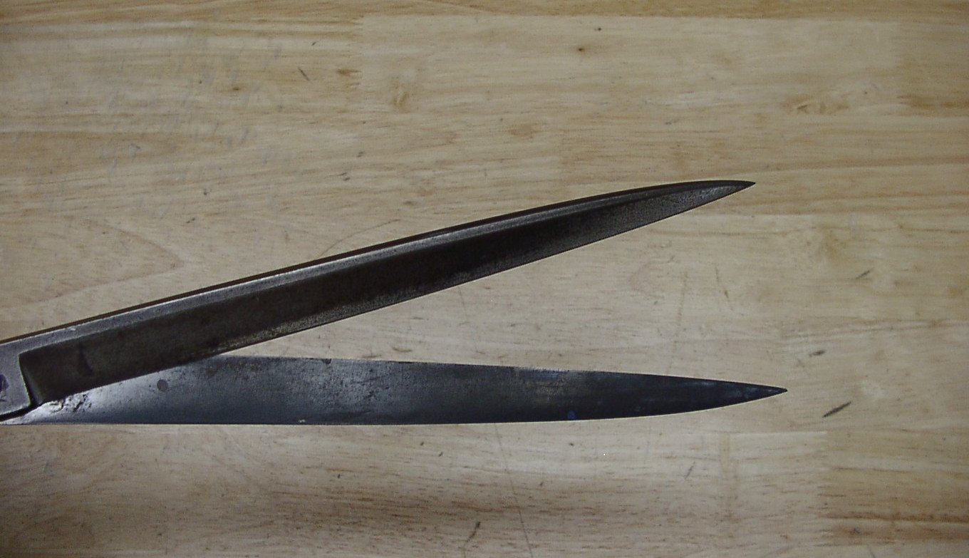 Antique Wiss Model 84 Scissors,14-1/4" Long Paperhangers Shears,VGC,L@@K!