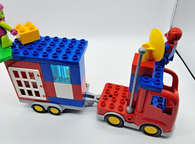 Duplo 10608 Lego Spider-Man Spider Truck Adventure Complete Set Marvel Comics