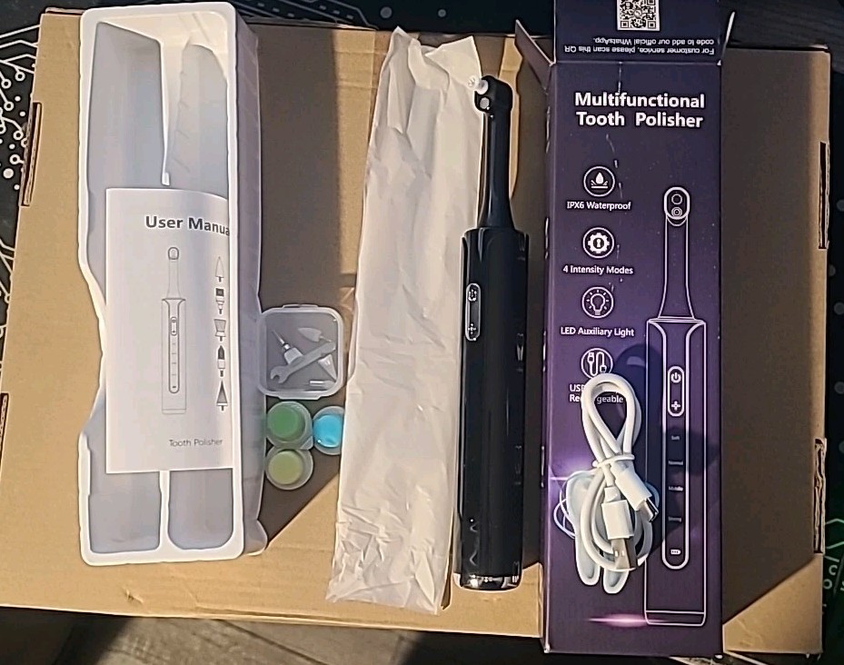 Multifunctional Electric Tooth Polisher 4 Modes USB Recharge