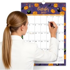 2027 Wall Calendar - 12 Months - Jan 2027-Dec 2027 - Blue