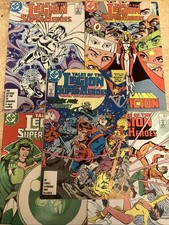 Legion Of Super Heroes Vintage DC Comic Book Lot 346-350. Five Books 
