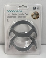 Nanobebe Flexy Bottle Handles Easy-Grip Ergonomic Handles Transitional Sippy