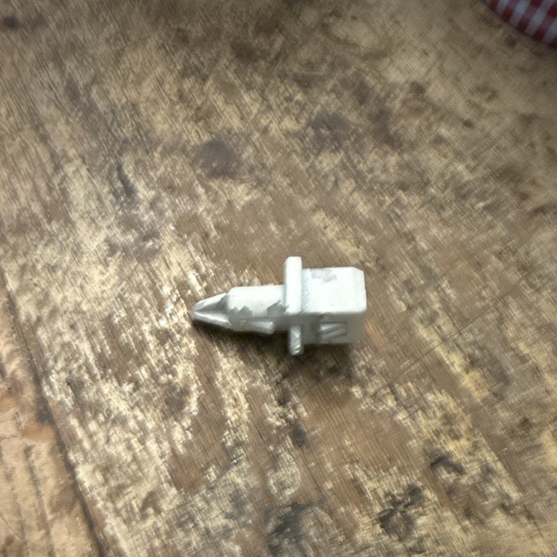 Gray Plastic Action Figure Accessory Part, 1 Pack