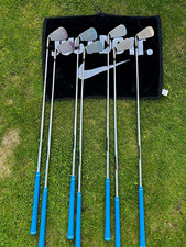 Nike Vapourfly Iron Set 4-PW (7 Clubs) Steel Shafts, Silver/Blue, Golfpride Grip