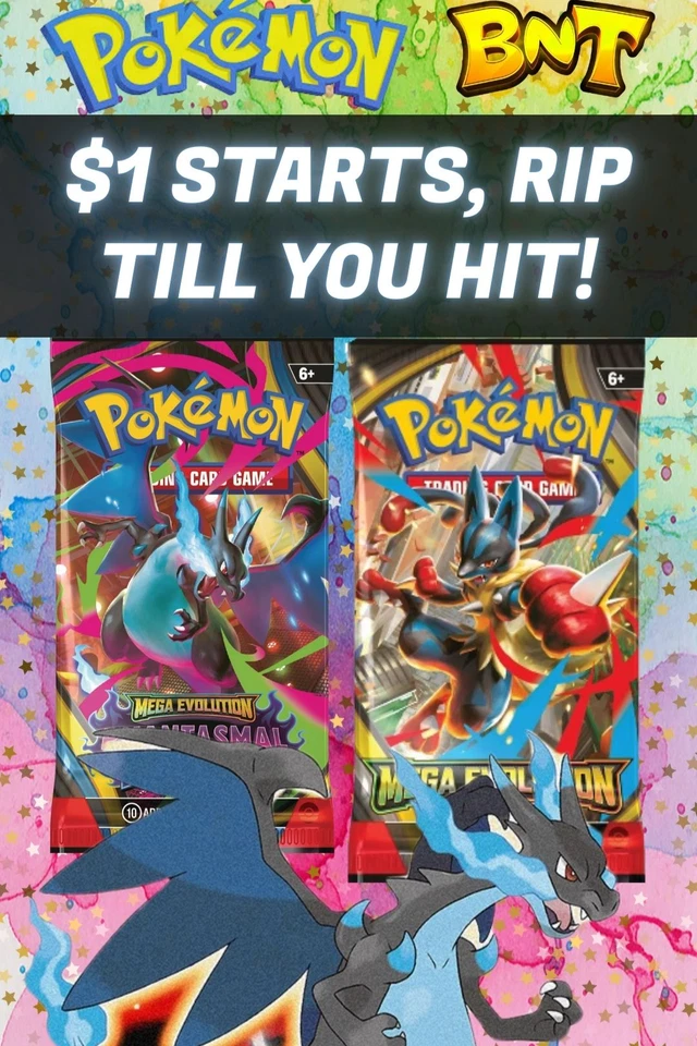 $1 Auction on Pokemon Rip Till You Hit!!!!!!!!