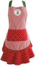 Unisex Christmas Kitchen Apron - Festive Holiday Cooking Gift, Adjustable  Dura