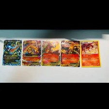 Pokémon Charizard EX Card Set 5 Pieces Collectible