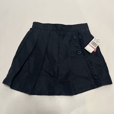 NWT Girl s Nautica School Uniform Pleated Scooter Shorts Skort Skirt Size 6 Navy